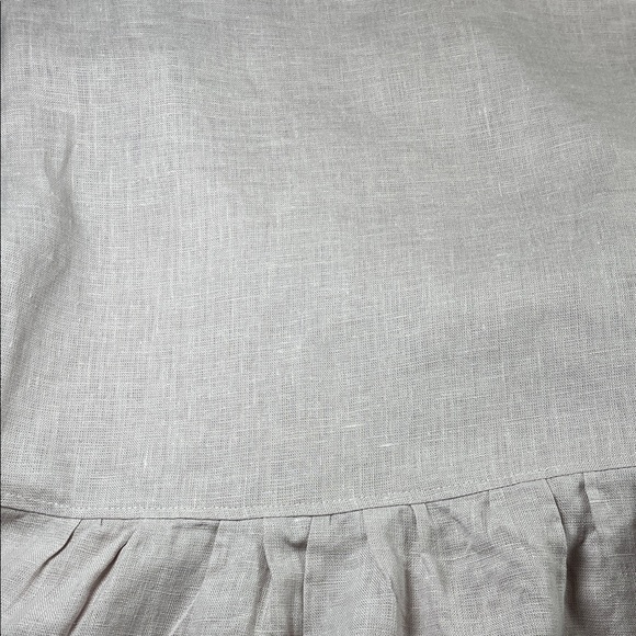 Crown Linen Designs Light Pink 100% Linen Sun Dress With Pockets Sz L/ XL - Picture 10 of 13